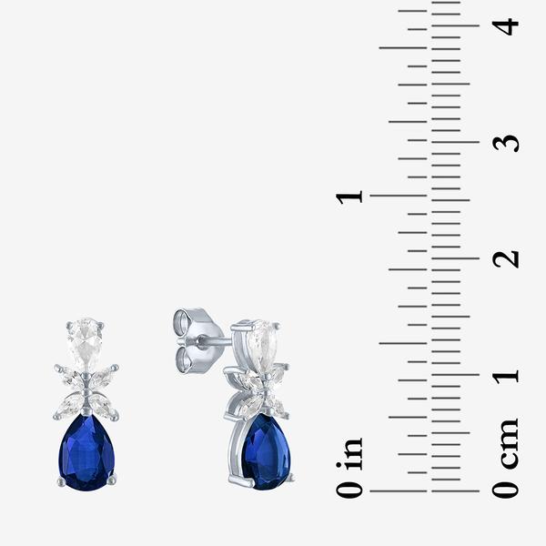 Gemstone Classics™ Lab Grown Sapphire Pear & Marquise Earrings