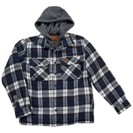 Flannel hooded jacket online boscov's