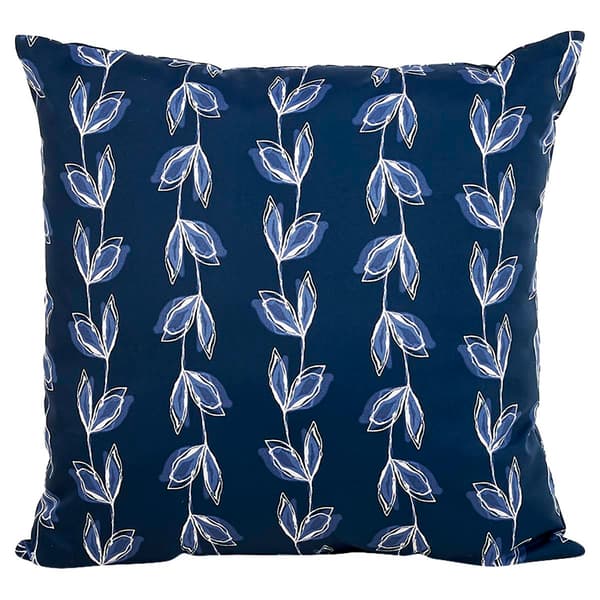 Jordan Manufacturing Leaves Toss Pillow - Navy - image 