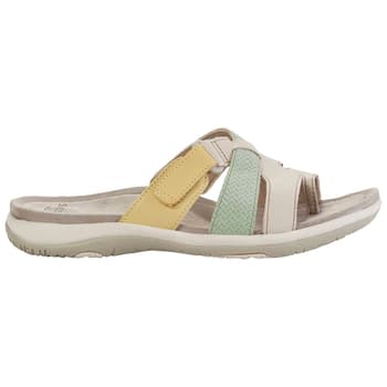 Earth Origins Samara Leather Strappy Slide Sandals - Boscov's