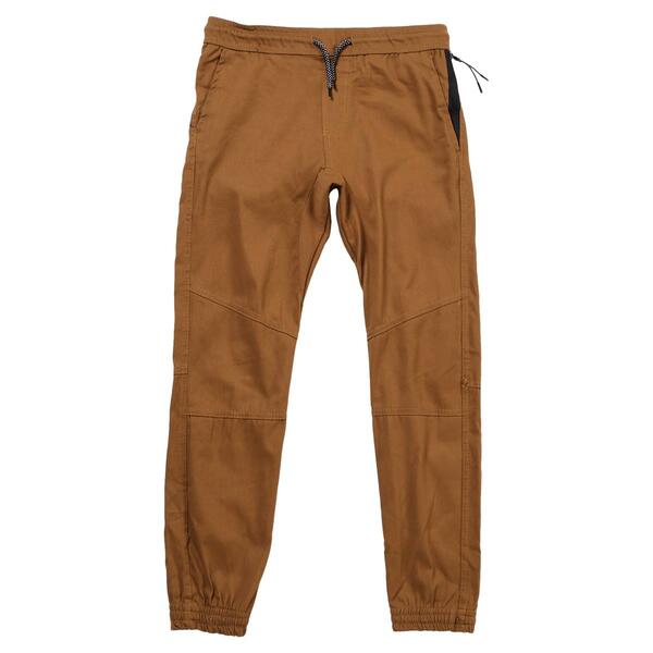 Boys (8-20) Brooklyn Cloth(R) Twill Joggers with Side Zip Pocket - image 