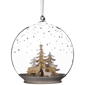 Northlight Deer Family in Snow Glass Globe Christmas Ornament - image 2