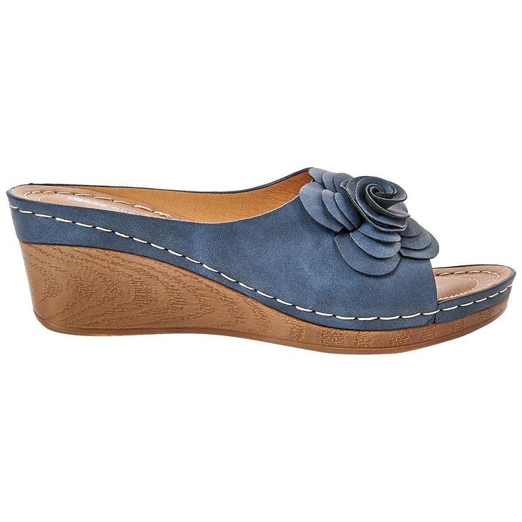 Womens Good Choices Tokyo Wedge Sandals