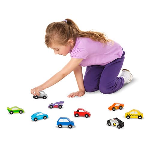 Melissa &amp; Doug® Wooden Cars Set