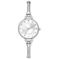 Womens Shiny Silver Metal Bracelet Analog Watch - 15061S-07-B28 - image 1