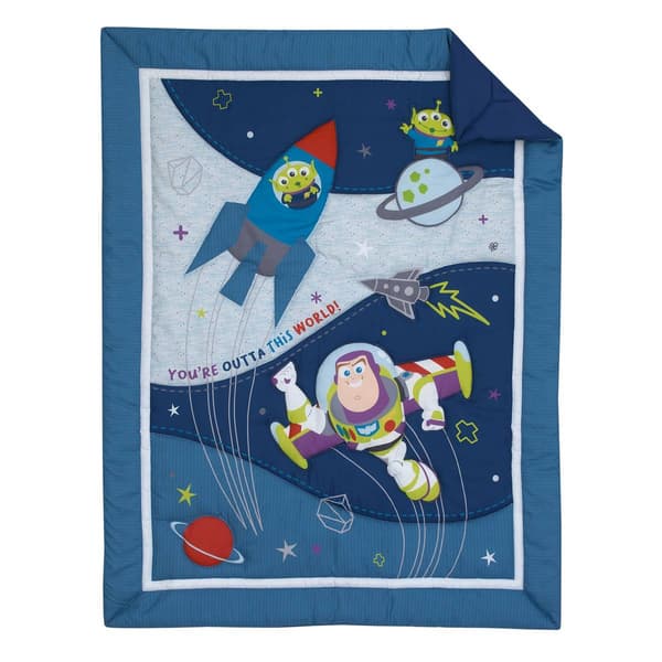 Disney 3pc. Toy Story Outta This World Crib Bedding Set