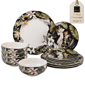 Borneo Black 12pc. Dinnerware Set - image 1