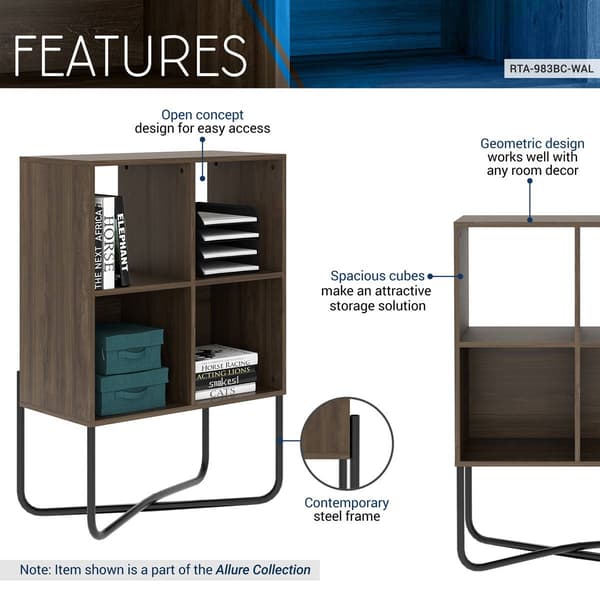 Techni Mobili Modern Geometric Bookcase