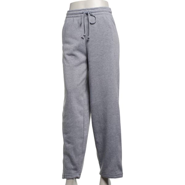 Juniors No Comment Marled Fleece Drawstring Barrel Sweatpants