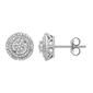 Diamond Classics&#40;tm&#41; Sterling Silver Diamond Stud Earrings - image 1