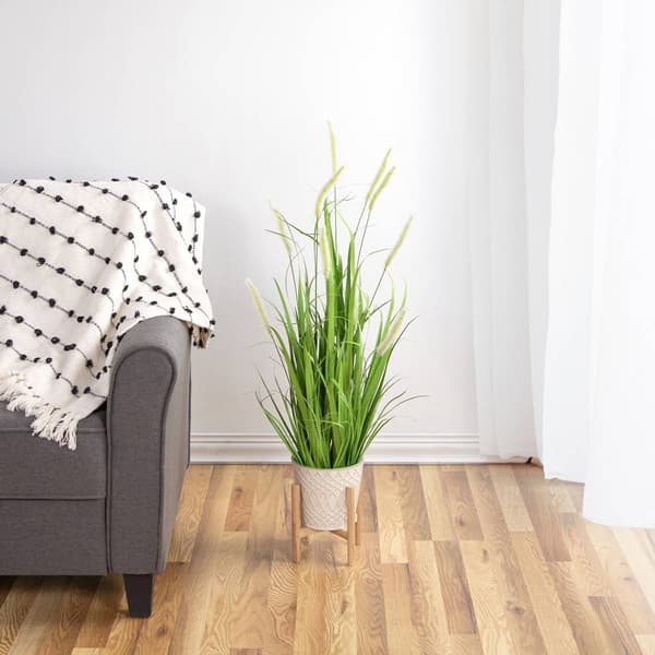Northlight Seasonal 36in. Artificial Onion Grass Potted Plant