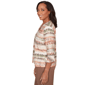 Petite Alfred Dunner Spice Market 3/4 Flounce Sleeve Blouse - image 3