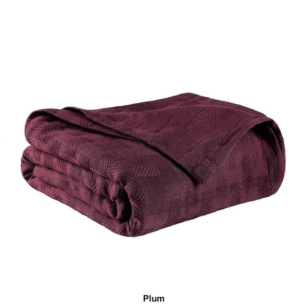 Superior Basketweave All-Season Cotton Blanket