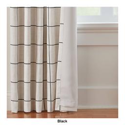 Elrene Brighton Windowpane Plaid Blackout Window Curtain Panel