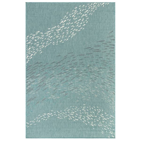 Liora Manne(tm) Carmel School Of Fish Indoor/Outdoor Area Rug