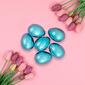 Northlight Seasonal 6ct. Multicolor Metallic Easter Eggs - image 2