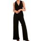 Womens Nina Leonard Sleeveless Collar Jumpsuit - image 3