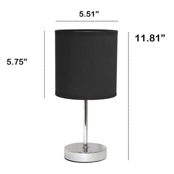 Creekwood Home Nauru 11.8in. Traditional Bedside Table Lamp