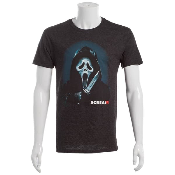 Young Mens Scream Crew Neck Short Sleeve Graphic Tee