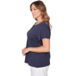 Plus Size Hearts of Palm Smooth Sailing Studded Keyhole Blouse - image 4