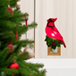 Santa''s Workshop 5.5in. Cardinal Night Light - image 3