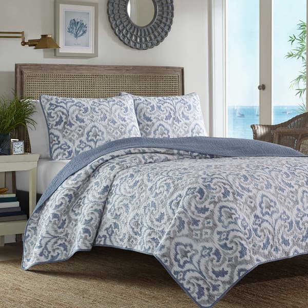 Tommy Bahama Cape Verde 136TC Quilt Set - image 