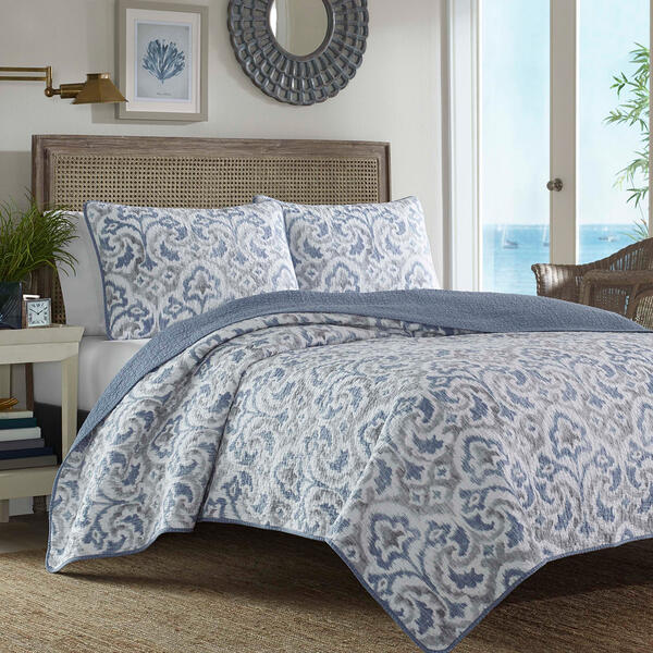 Tommy Bahama Cape Verde 136TC Quilt Set - image 