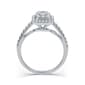 Nova Star® Lab Grown Diamond Emerald Shaped Bridal Ring - image 4