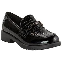 Womens Easy Street Witney Croco Loafers