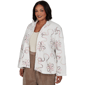 Plus Size Alfred Dunner Sunset Ridge Floral Sherpa Jacket - image 3