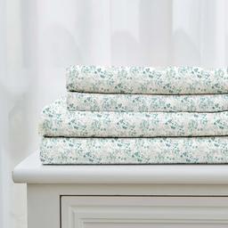Patina Vie Maison Killian Microfiber Chamblee Blue Sheet Set