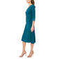 Womens MSK 3/4 Embellished Sleeve Surplus Neck Midi Dress - image 3