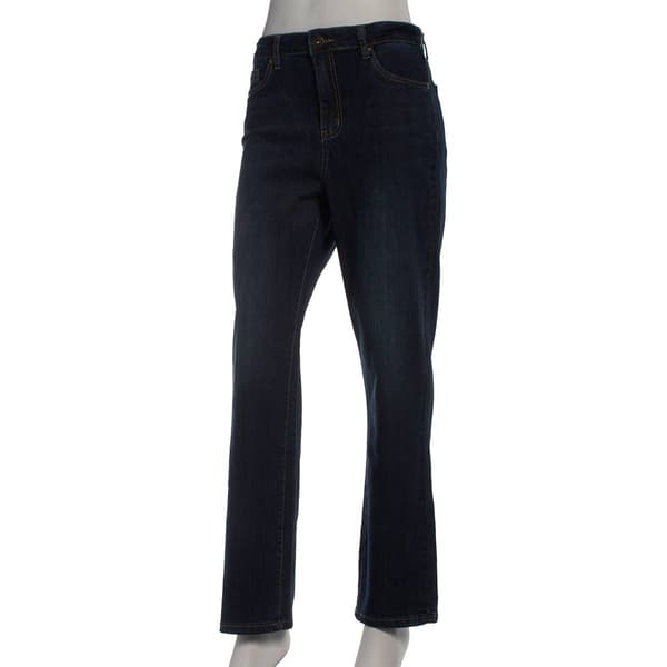 Plus Size Architect&#40;R&#41; Five-Pocket Elastic Back Straight Leg Jeans