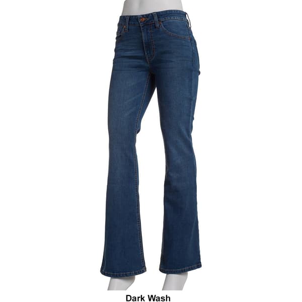 Juniors Celebrity Pink Mid Rise 5 Pocket Bootcut Jean