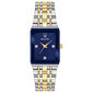 Womens Bulova Quadra Blue Dial Bracelet Watch - 98P177 - image 1