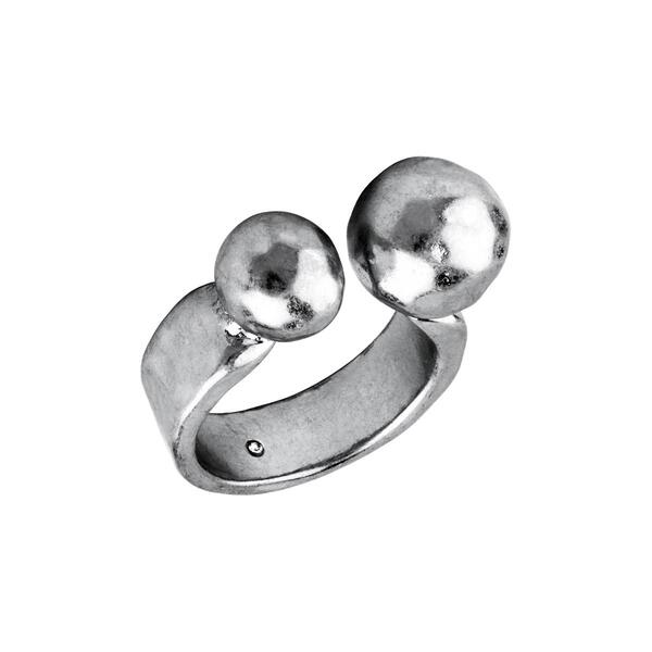 Bella Uno Silver Statement Ring - image 
