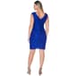 Womens Connected Apparel Sleeveless Sequin Lace Sheath Dress - image 2
