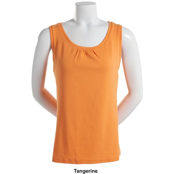 Womens Preswick &amp; Moore Cotton Spandex 1x1 Rib Tank Top