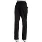 Juniors Leighton Solid Ponte Paperbag Casual Pants with Sash - image 2