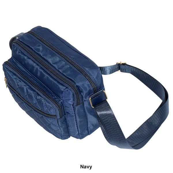 NICCI Nylon Quilted Crossbody Bag