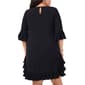 Plus Size MSK Crepe Pleated Ruffle Dress - image 4