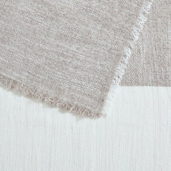 Palm Aire Ventura Beige Woven Throw Blanket