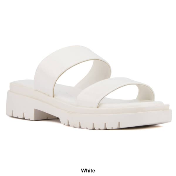 Womens Olivia Miller Tempting Slide Sandals