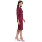 Womens Calvin Klein 3/4 Sleeve Belt Waist Crepe Sheath Dress - image 3