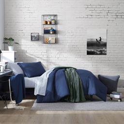Nautica Solid Microfiber 5pc. Bed In A Bag Set