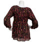 Womens Floral & Ivy Crew Neck Paisley Pleater Blouse - image 2