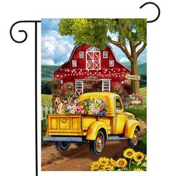 Briarwood Lane Flower Farm Truck Garden Flag