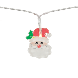 Northlight 10ct. LED Micro Santa Claus Christmas Light Set