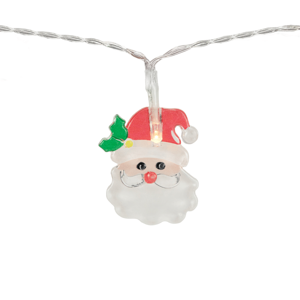 Northlight 10ct. LED Micro Santa Claus Christmas Light Set
