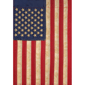 Northlight Embroidered Patriotic Tea-Stained USA Garden Flag - image 4